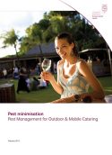 Pest Management for Outdoor and Mobile Catering