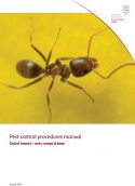 Pest control procedures manual: Social insects - ants, wasps & bees