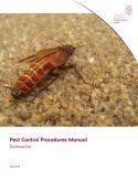 Pest control procedures manual: Cockroaches