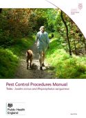 Pest control procedures manual: Ticks - Ixodes ricinus and Rhipicephalus sanguineus